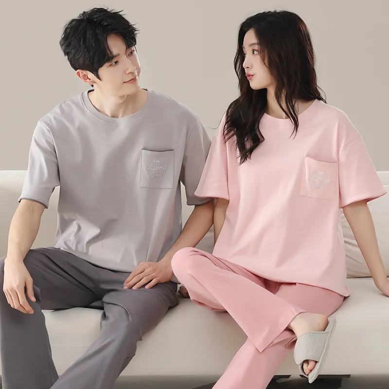 ROMANTIC·SPRING Pajama Set Unisex Image Color-9