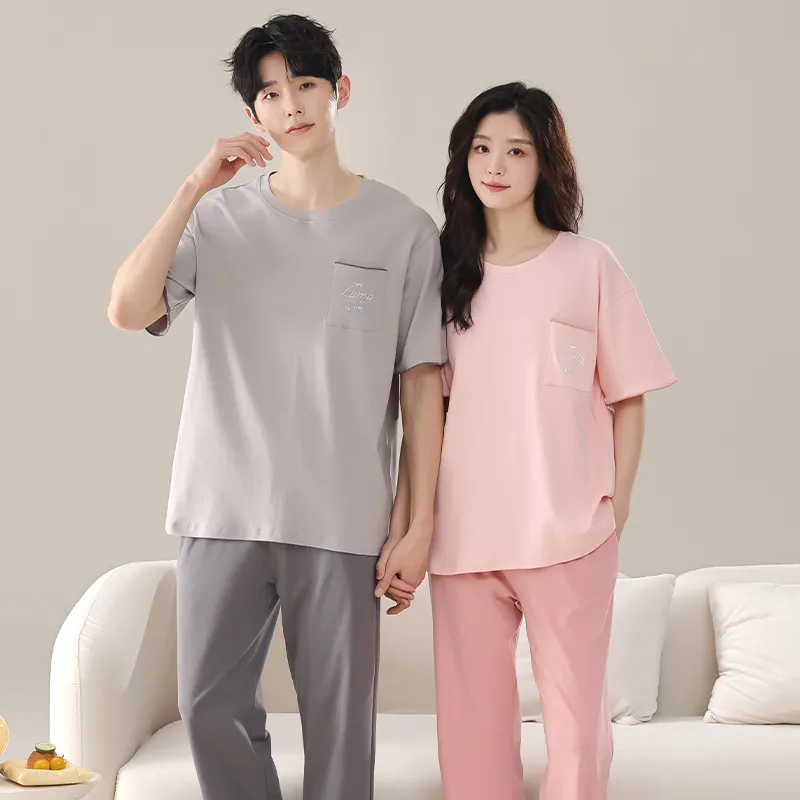 ROMANTIC·SPRING Pajama Set Unisex Image Color-2