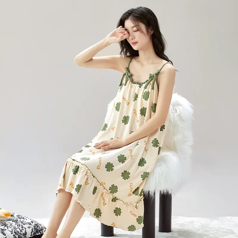 ROMANTIC·SPRING Nightgown Women's-5