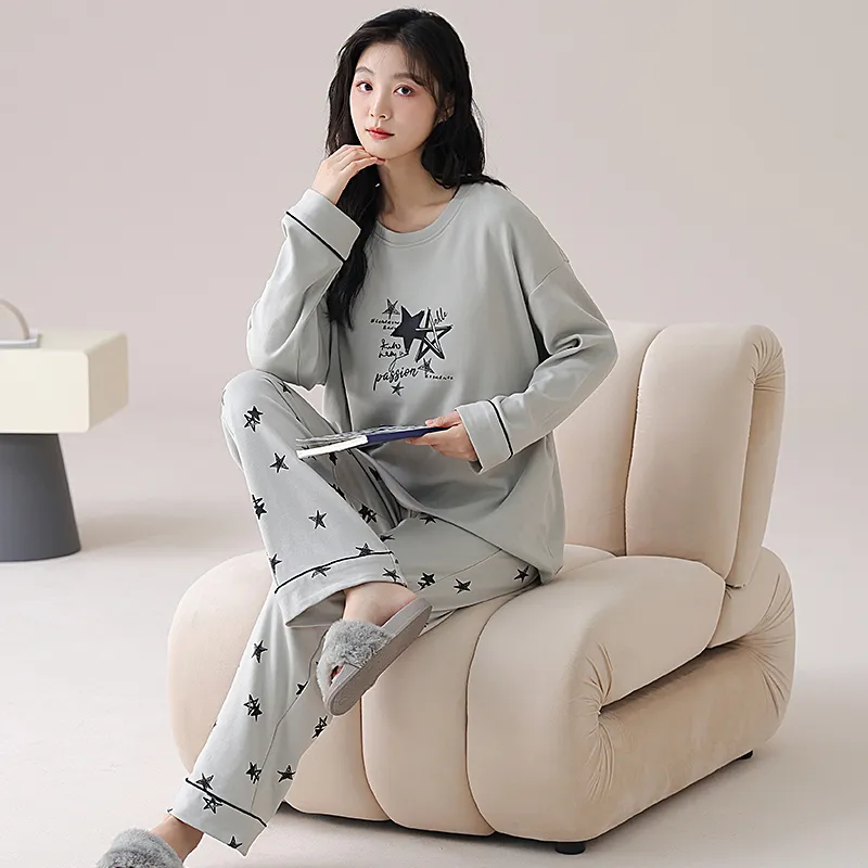 ROMANTIC·SPRING Pajama Set Women's Image Color-4