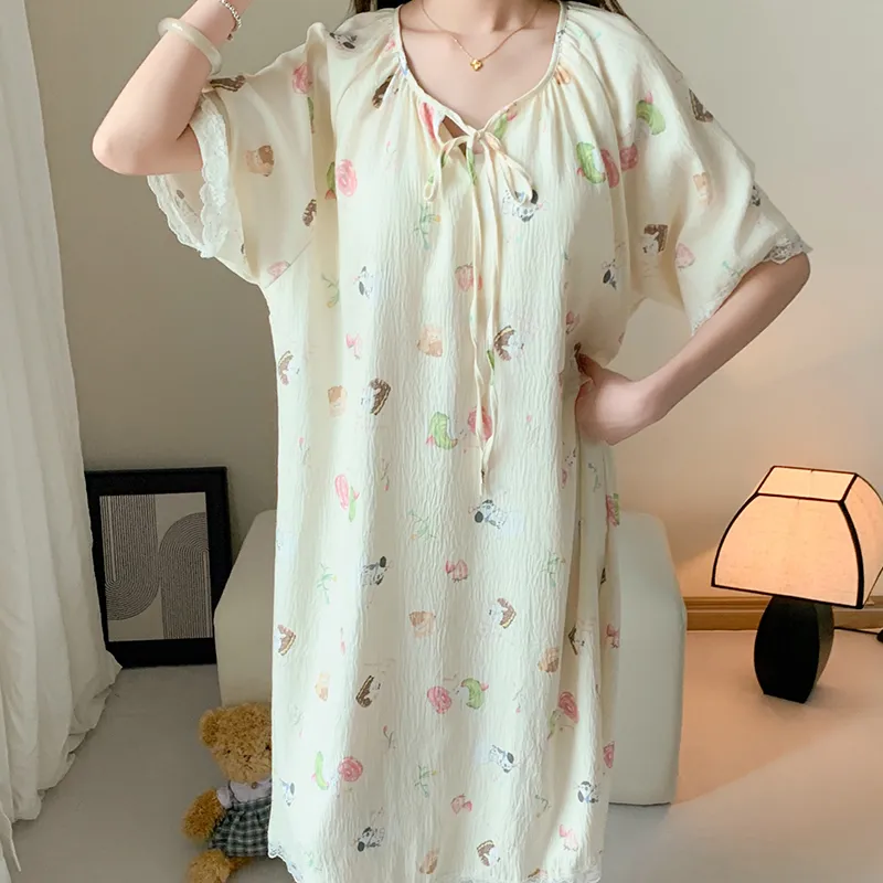ROMANTIC·SPRING Nightgown Women's Image Color-1