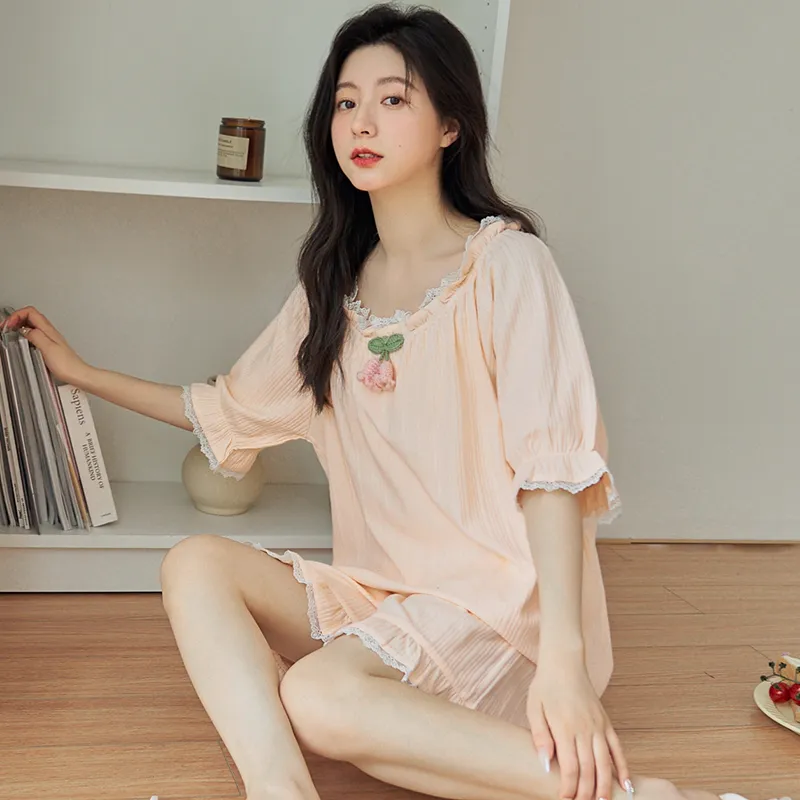 ROMANTIC·SPRING Pajama Set Women's Image Color-3