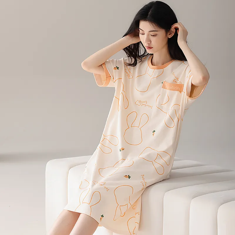 ROMANTIC·SPRING Nightgown Women's Image Color-4
