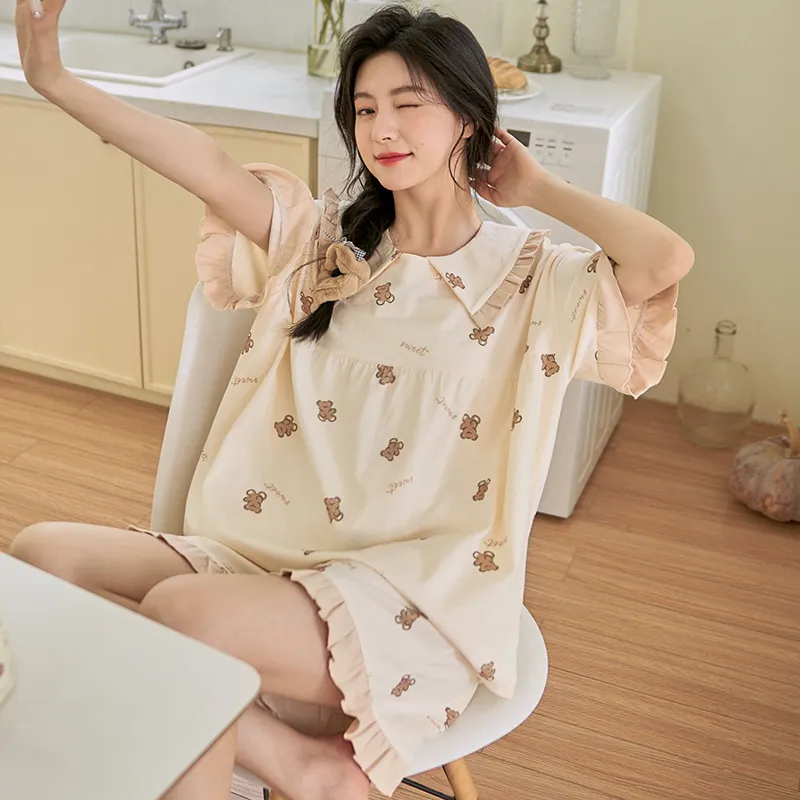 ROMANTIC·SPRING Pajama Set Women's Image Color-7