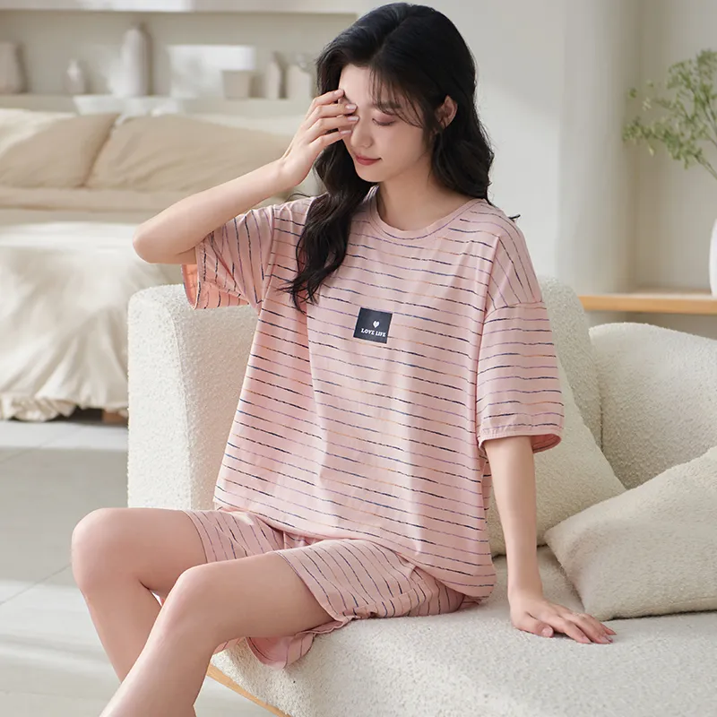 ROMANTIC·SPRING Pajama Set Women's Image Color-4
