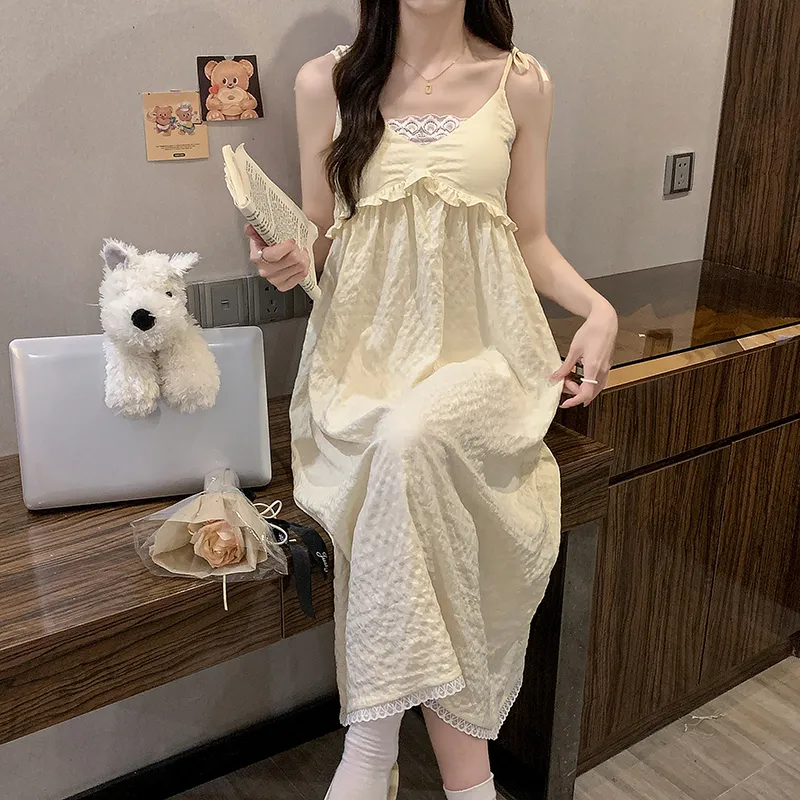 ROMANTIC·SPRING Nightgown Set Women's-2