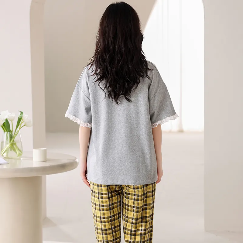 ROMANTIC·SPRING Pajama Set Women's Image Color-3