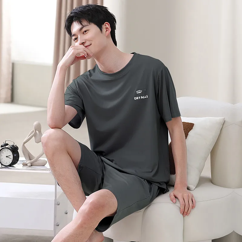 ROMANTIC·SPRING Pajama Set Men's Image Color-4