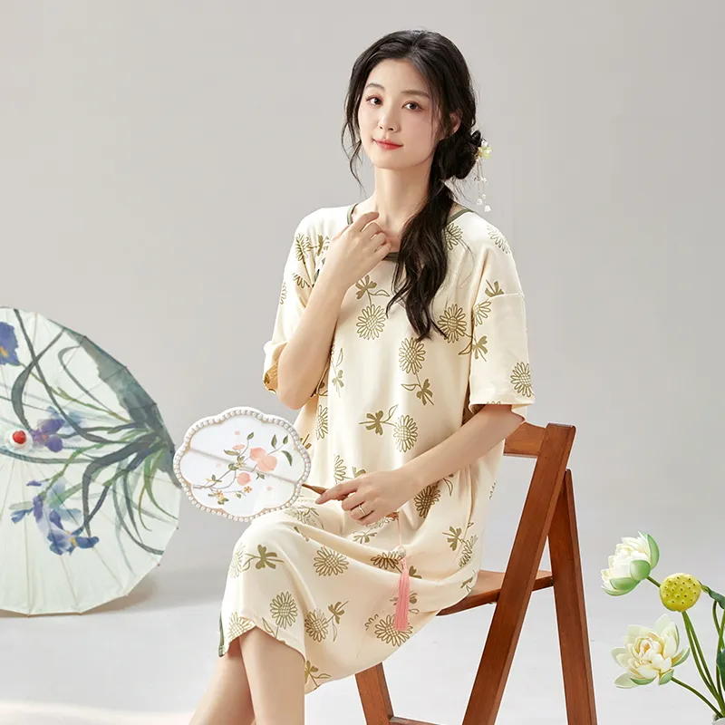 ROMANTIC·SPRING Nightgown Women's-2