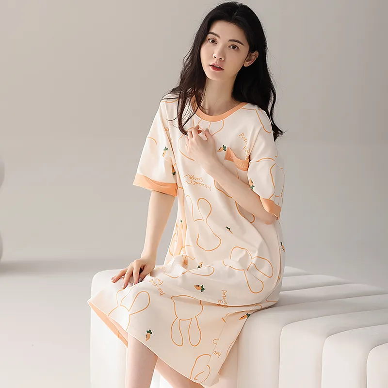 ROMANTIC·SPRING Nightgown Women's Image Color-5