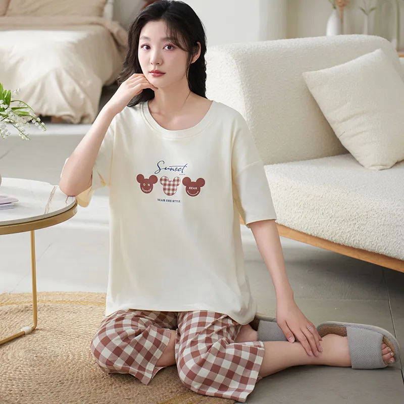ROMANTIC·SPRING Pajama Set Women's Image Color-4