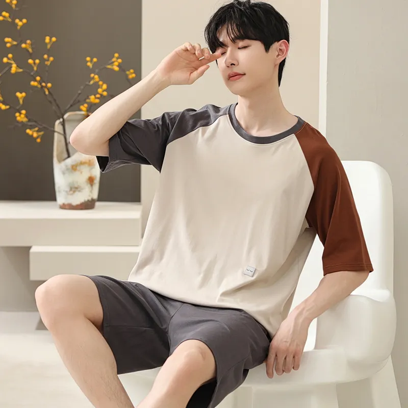 ROMANTIC·SPRING Pajama Set Men's Image Color-7