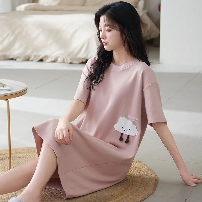 ROMANTIC·SPRING Nightgown Women's Image Color-2