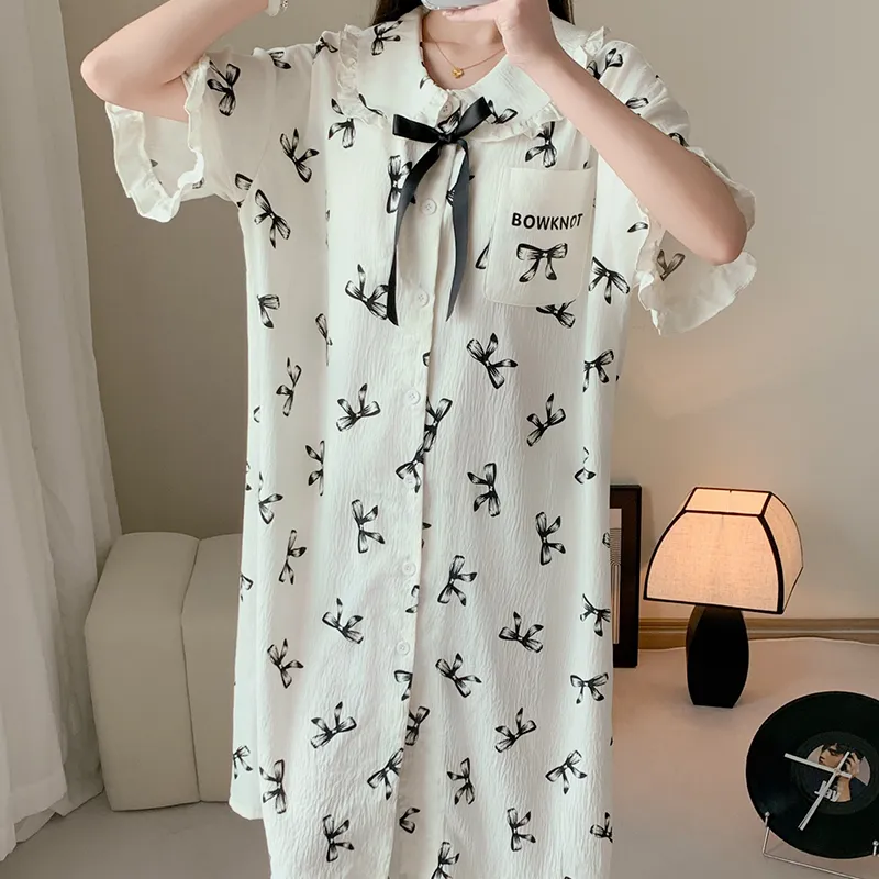 ROMANTIC·SPRING Nightgown Women's Image Color-2
