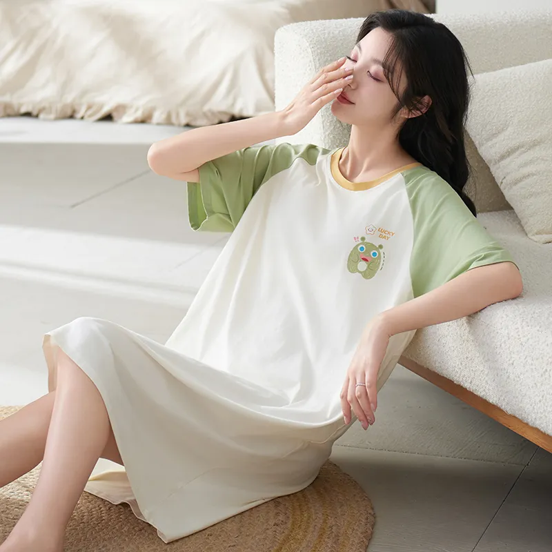 ROMANTIC·SPRING Nightgown Women's Image Color-3
