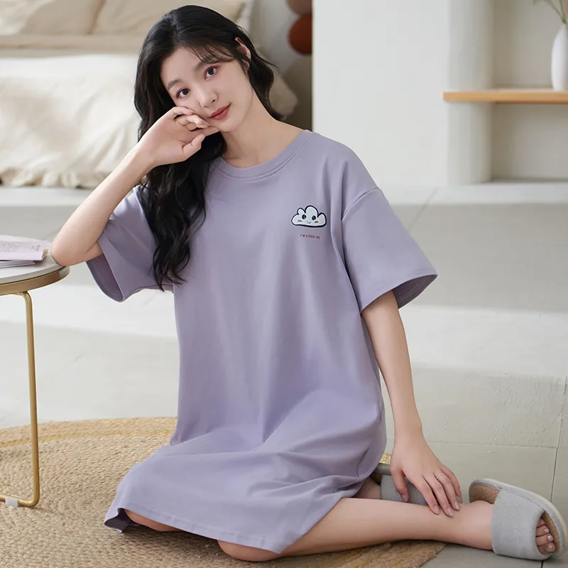 ROMANTIC·SPRING Nightgown Women's Image Color-2