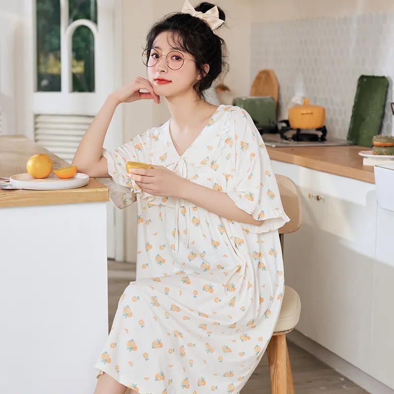 ROMANTIC·SPRING Nightgown Women's Image Color-1