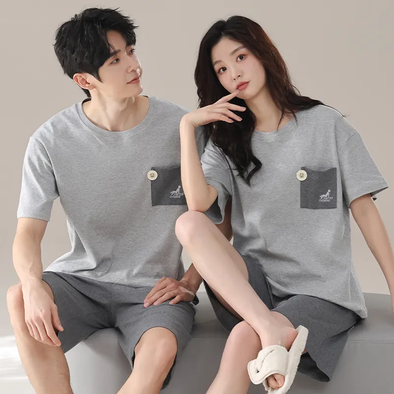 ROMANTIC·SPRING Pajama Set Unisex Image Color-11