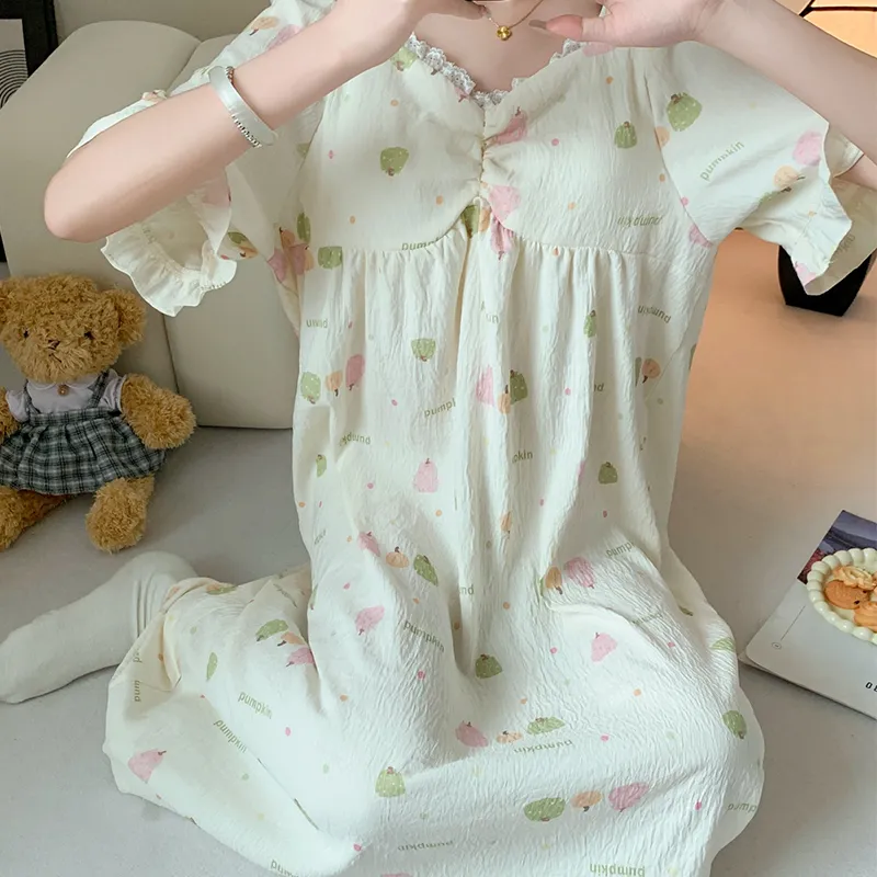 ROMANTIC·SPRING Nightgown Women's Image Color-1