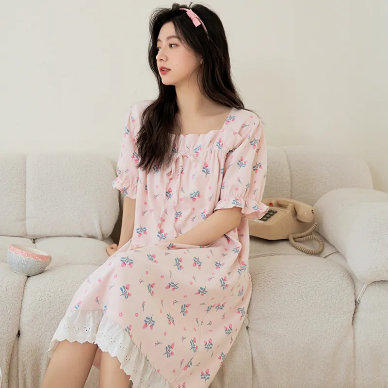 ROMANTIC·SPRING Nightgown Women's Image Color-6