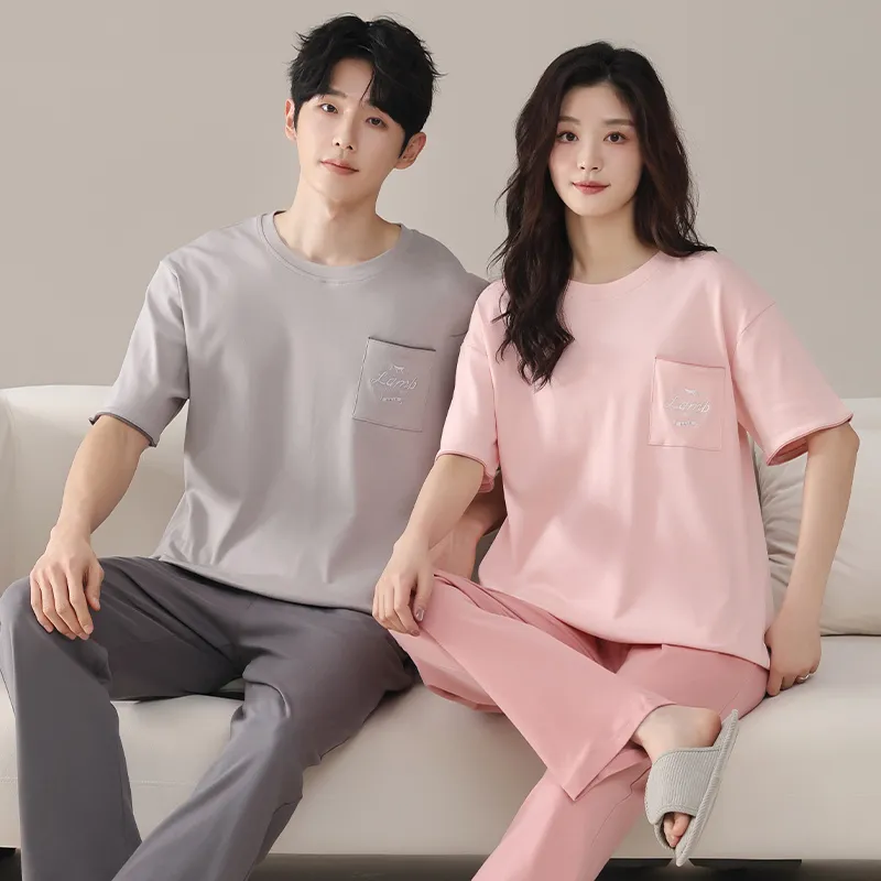 ROMANTIC·SPRING Pajama Set Unisex Image Color-8