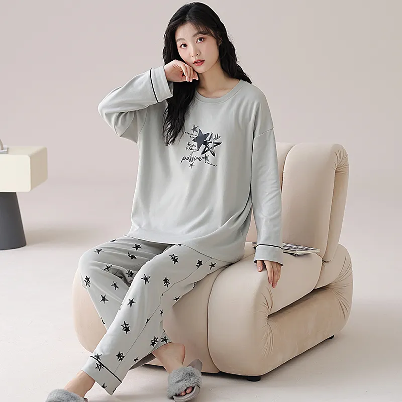 ROMANTIC·SPRING Pajama Set Women's Image Color-2