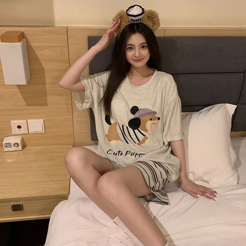 ROMANTIC·SPRING Pajama Set Women's Image Color-4
