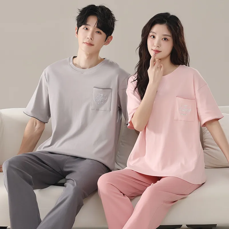 ROMANTIC·SPRING Pajama Set Unisex Image Color-5