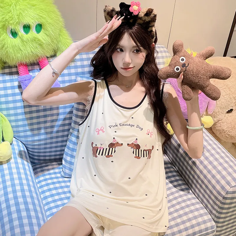 ROMANTIC·SPRING Pajama Set Women's Image Color-5