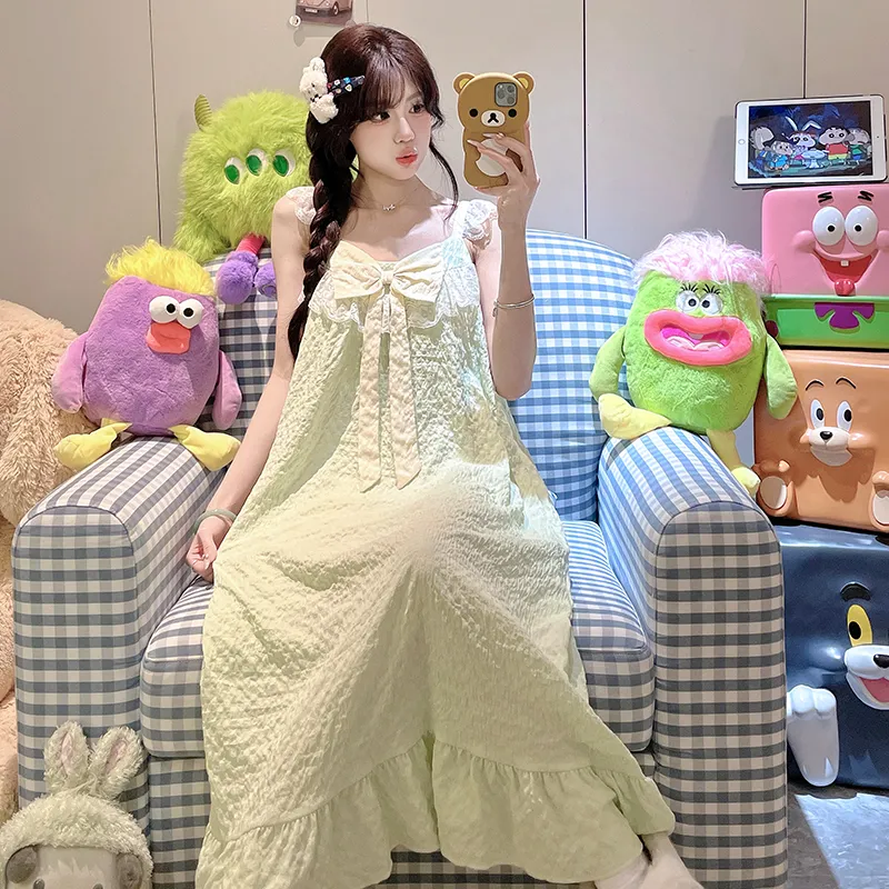 ROMANTIC·SPRING Nightgown Women's Image Color-3