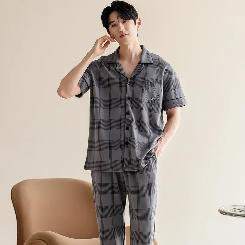 ROMANTIC·SPRING Pajama Set Men's Image Color-6