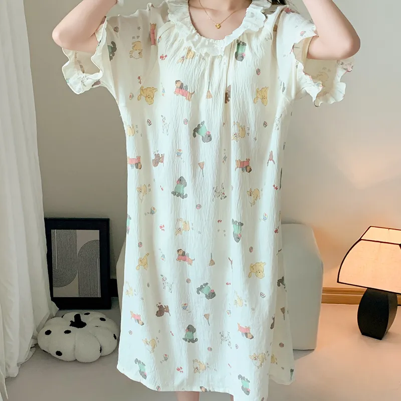 ROMANTIC·SPRING Nightgown Women's Image Color-1