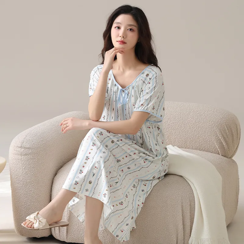 ROMANTIC·SPRING Nightgown Women's-5