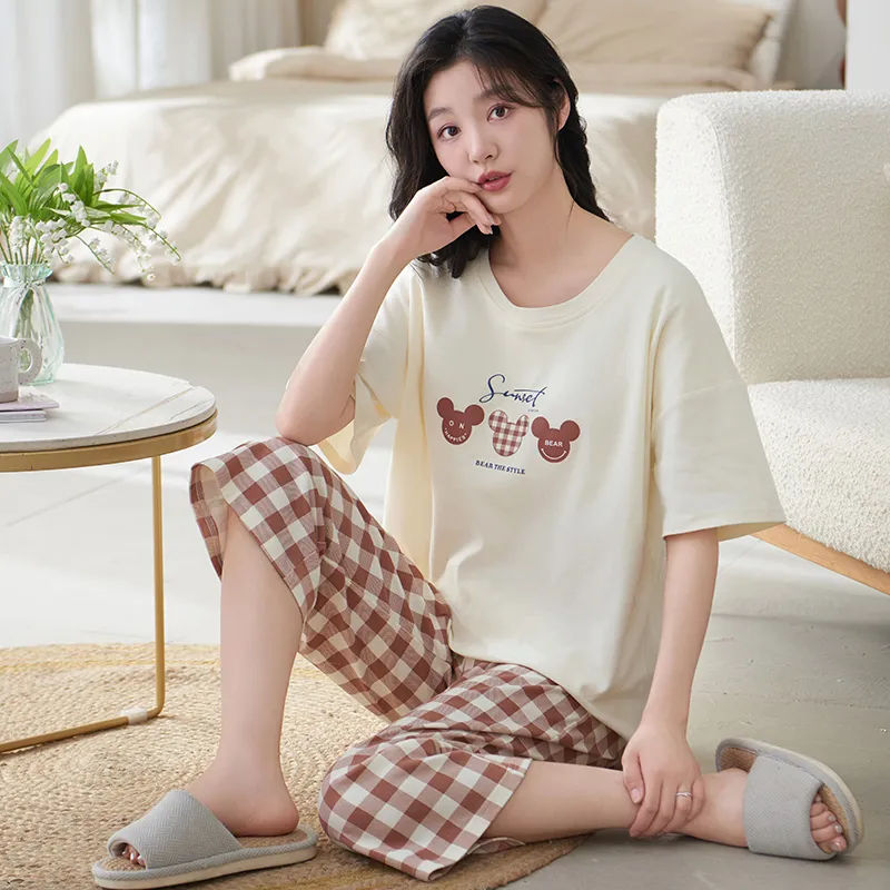 ROMANTIC·SPRING Pajama Set Women's Image Color-2