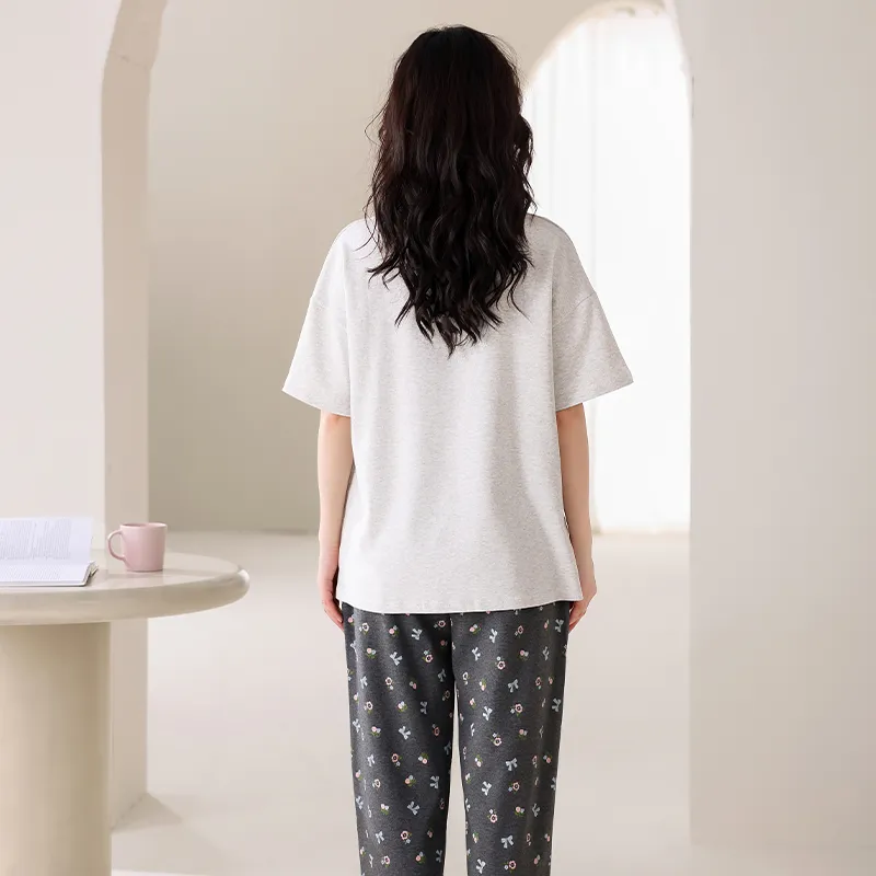 ROMANTIC·SPRING Pajama Set Women's Image Color-4