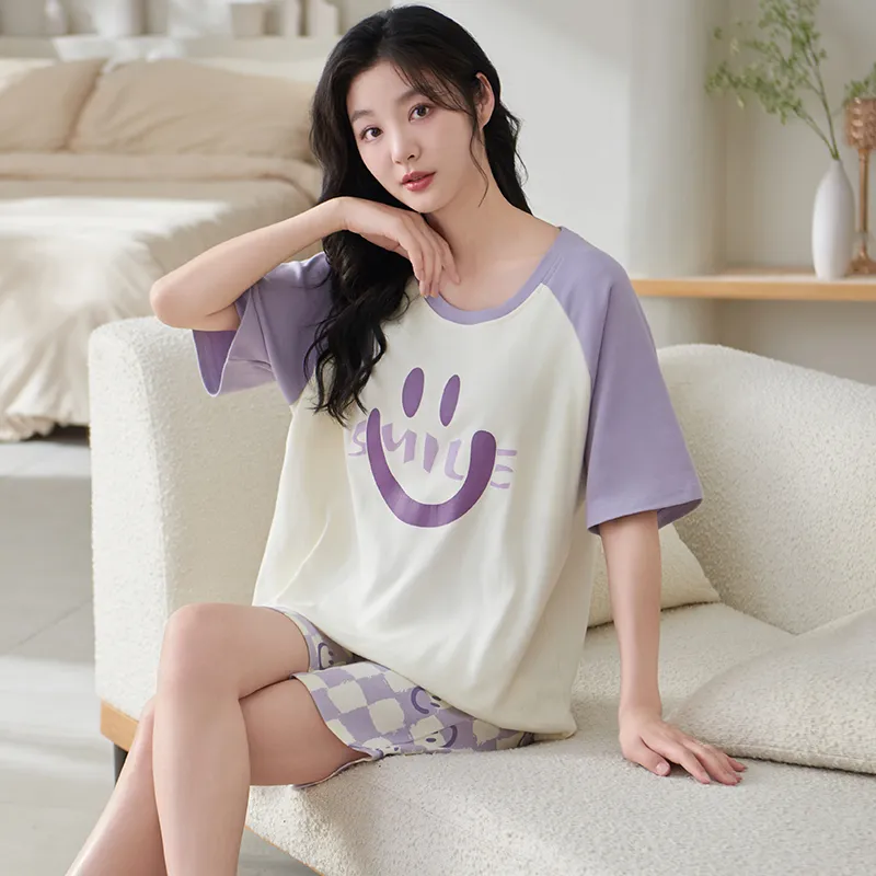 ROMANTIC·SPRING Pajama Set Women's Image Color-3