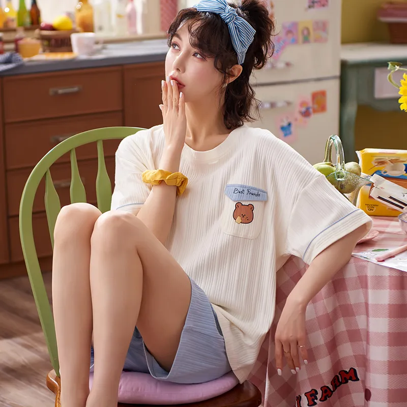 ROMANTIC·SPRING Pajama Set Women's Image Color-3