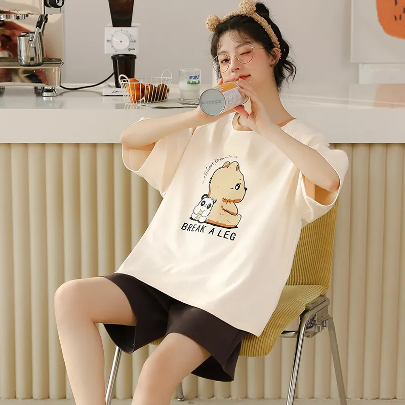 ROMANTIC·SPRING Pajama Set Women's Image Color-4