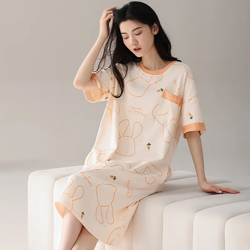 ROMANTIC·SPRING Nightgown Women's Image Color-3
