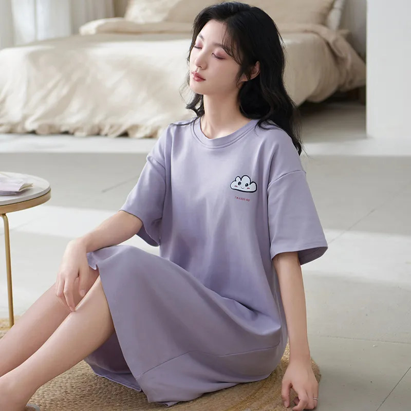 ROMANTIC·SPRING Nightgown Women's Image Color-3