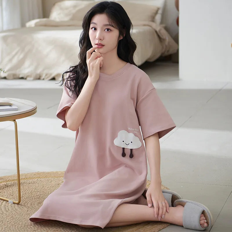 ROMANTIC·SPRING Nightgown Women's Image Color-3