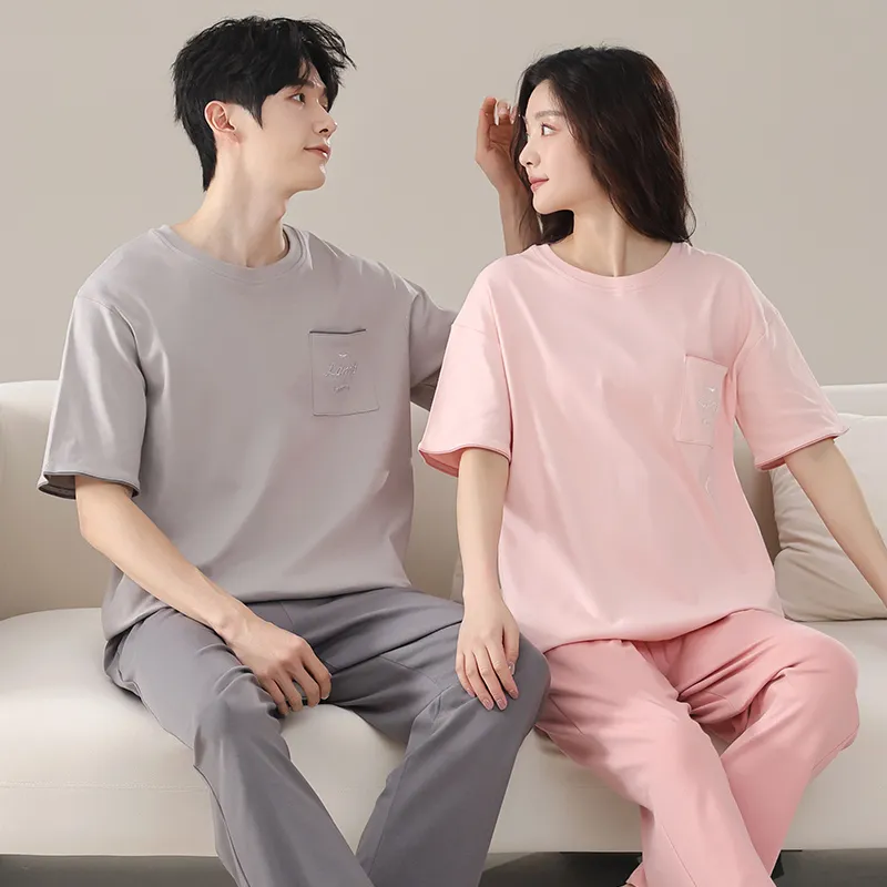 ROMANTIC·SPRING Pajama Set Unisex Image Color-11