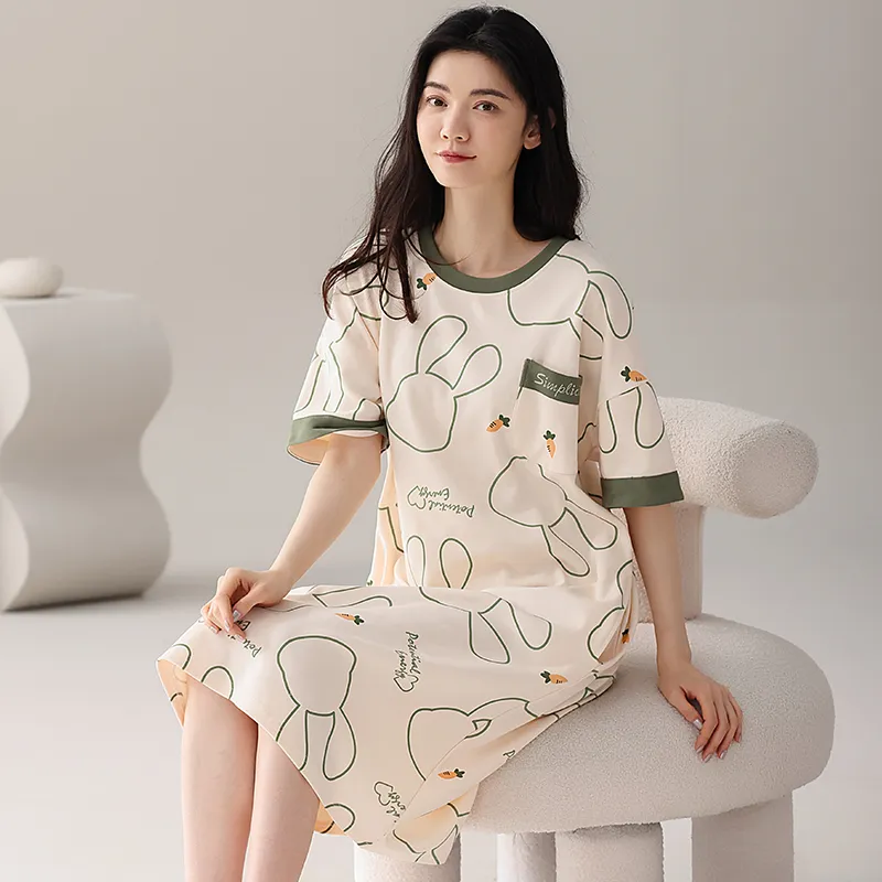 ROMANTIC·SPRING Nightgown Women's Image Color-1