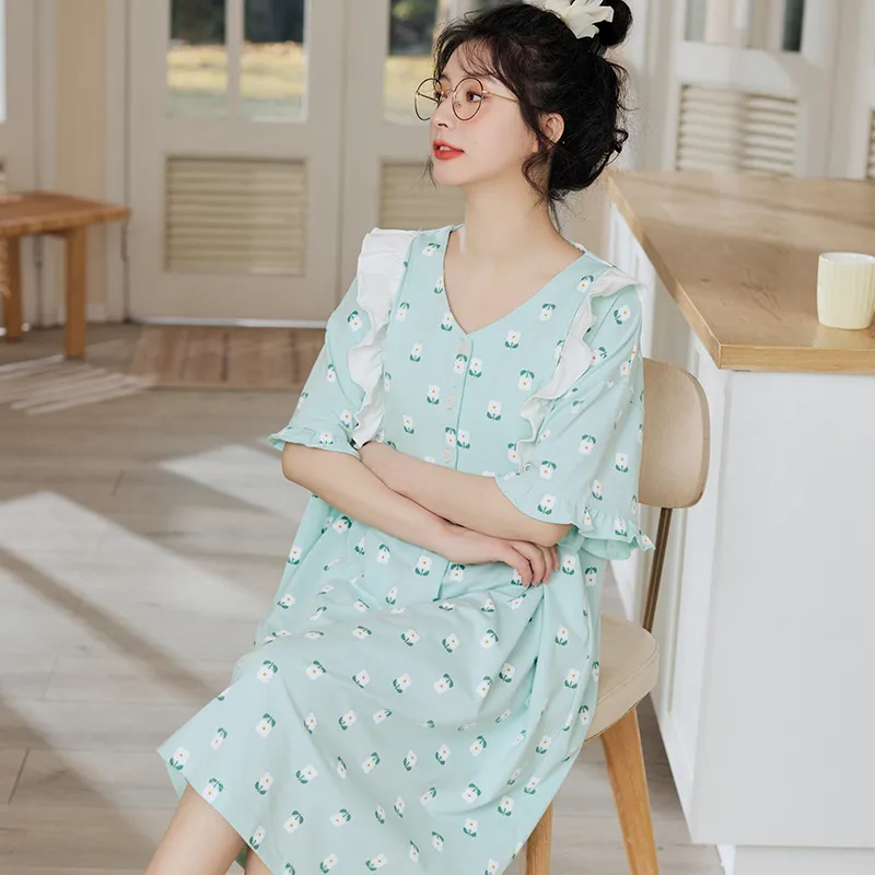 ROMANTIC·SPRING Nightgown Women's Image Color-6