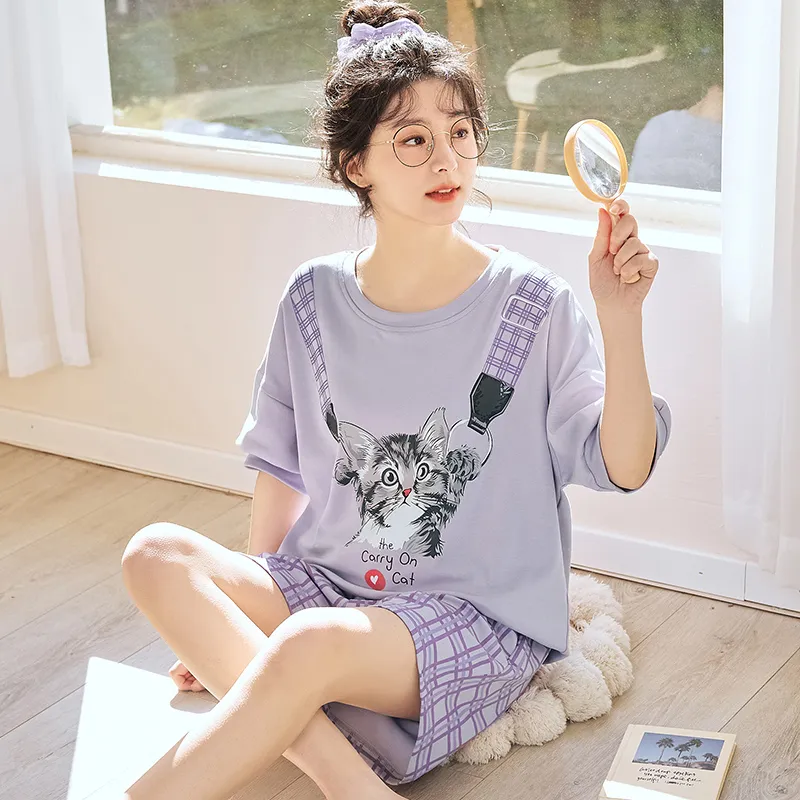 ROMANTIC·SPRING Pajama Set Women's Image Color-5