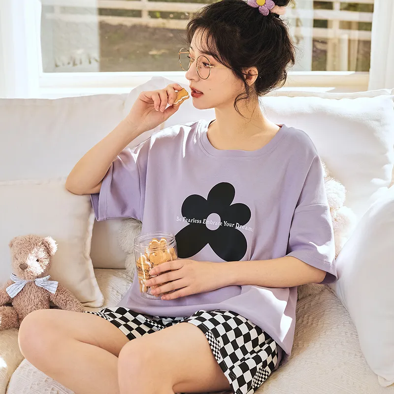 ROMANTIC·SPRING Pajama Set Women's Image Color-3