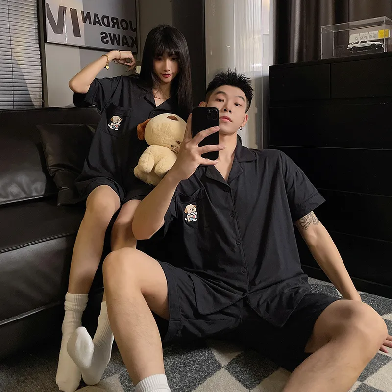 ROMANTIC·SPRING Pajama Set Unisex Image Color-4