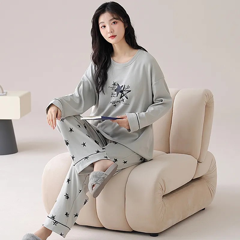 ROMANTIC·SPRING Pajama Set Women's Image Color-3