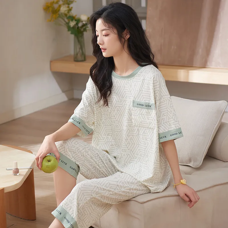 ROMANTIC·SPRING Pajama Set Women's Image Color-2