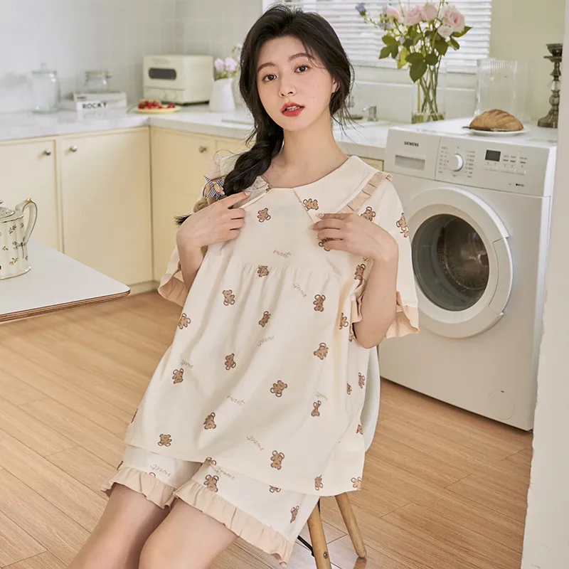 ROMANTIC·SPRING Pajama Set Women's Image Color-4